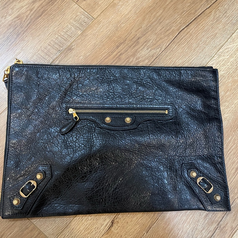 Balenciaga city zip pouch